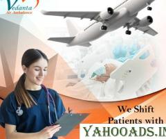 Hire Modern Vedanta Air Ambulance Service in Raipur for Emergency And Care Transfer of Patient
