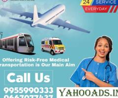 Take Panchmukhi Air Ambulance Services in Raipur with All Necessary Medical Facility