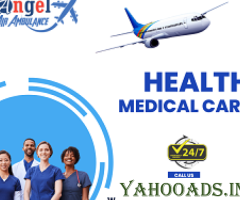 Choose Angel Air Ambulance Service In Raigarh With Modern MICU Support Tool